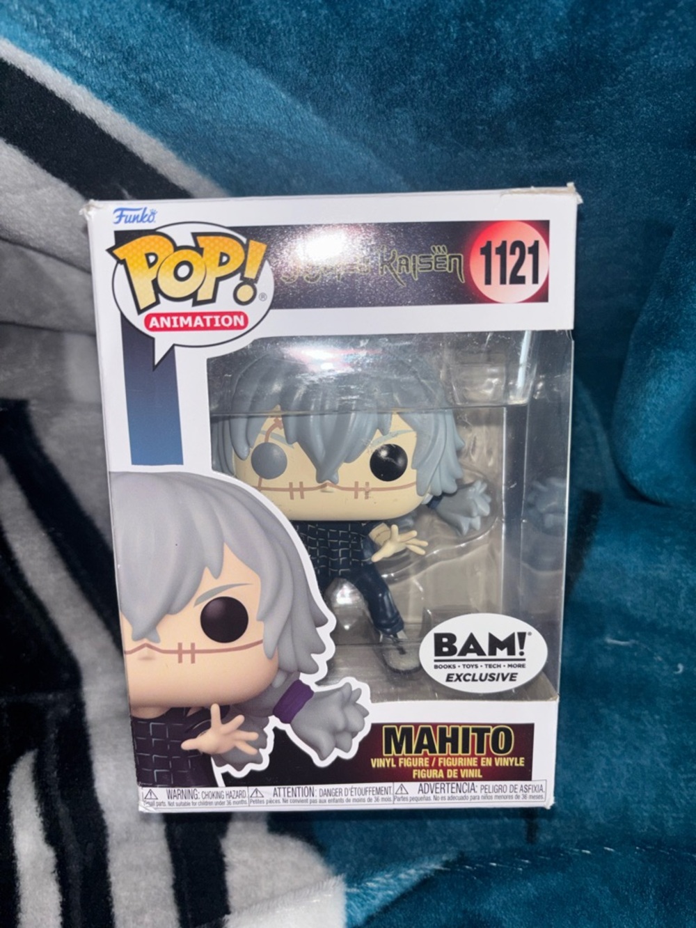 Funko Pop! Animation Mahito - Light Gray Hair,  Jujutsu Kaisen